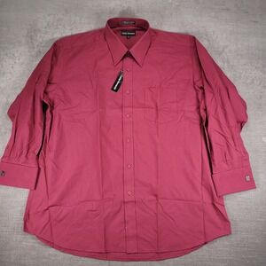 Carlos Devenezia‎ Dress Shirt French Cuff Long Sleeve Button Up Top 17 32/33